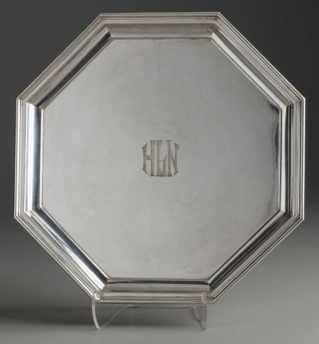 A DURGIN SILVER TRAY, Concord, New Hampshire, ci (1 of 2)