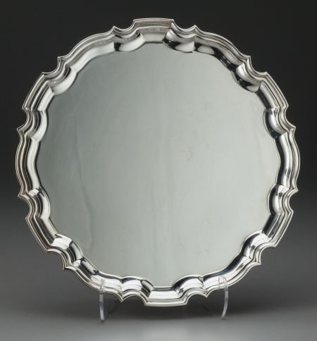 A TIFFANY & CO. SILVER SALVER, New York, New Yor (1 of 2)