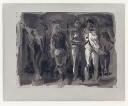 ERIC FISCHL (American, b. 1948) Shower, 1987 Sof (1 of 2)