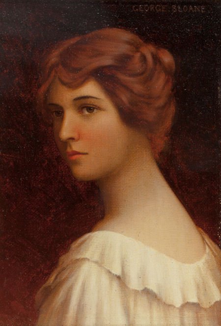 GEORGE SLOANE (American, 1864-1942) Portrait of (1 of 2)