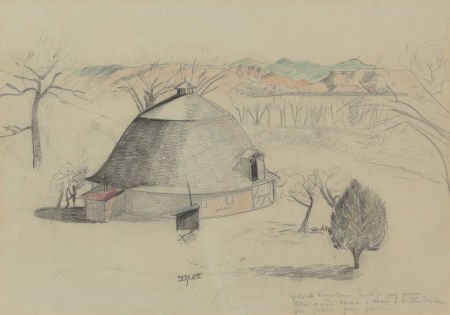 DOROTHY BRETT (American, 1883-1977) Distant Moun (1 of 2)