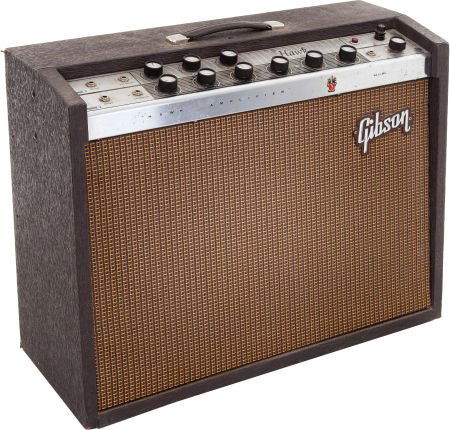 1964 Gibson GA-25 RVT Hawk  Brown Guitar Amplifi (1 of 2)