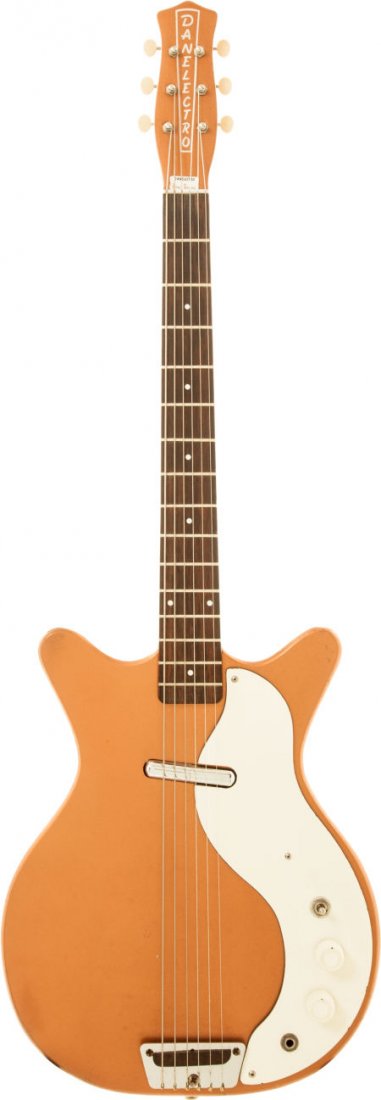 Circa 1964 Danelectro Model 3612 Copper Solid Bo (1 of 2)