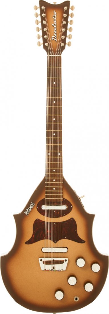 1967 Danelectro Bellzouki Sunburst Solid Body El (1 of 2)