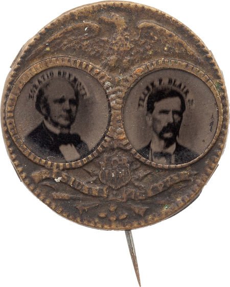 Seymour & Blair: A "Porthole" Ferrotype Jugate f (1 of 2)