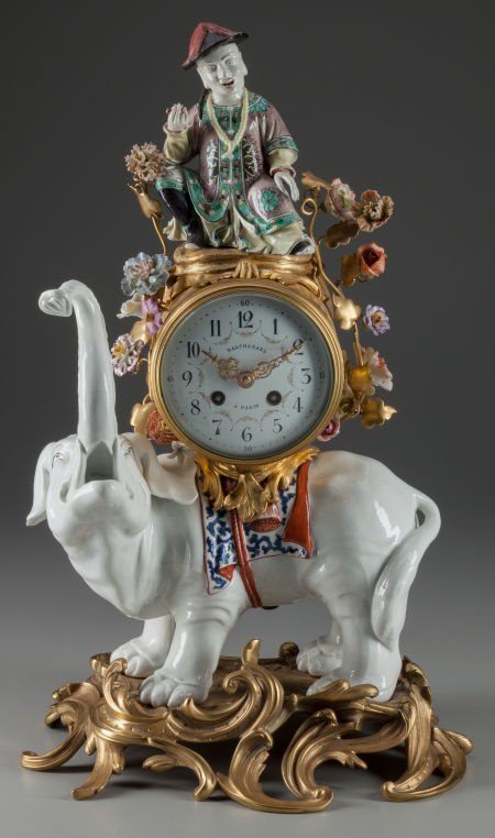 A Balthazard Gilt Bronze Mounted Porcelain Figur (1 of 2)