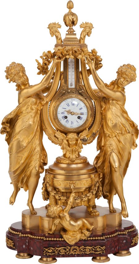 A Lemerle Charpentier & Cie French Gilt Bronze F (1 of 3)