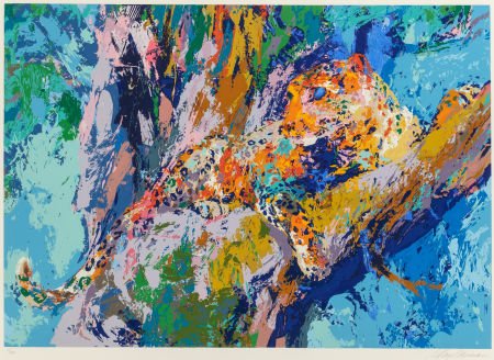 Leroy Neiman (American, 1921-2012) Leopard, circ (1 of 3)