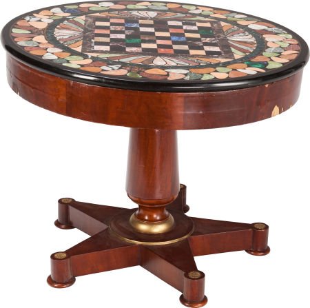 An Empire-Style Mahogany, Gilt Bronze and Specim (1 of 2)