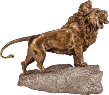 After Robert Bousquet (French, 20th Century) Le: After Robert Bousquet (French, 20th Century)Le Lion de BelfortBronze with goldish p