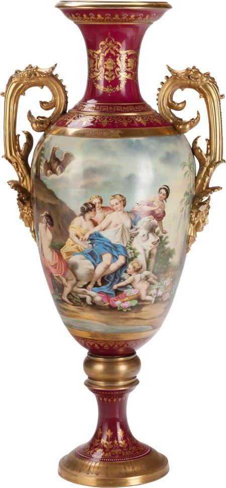 A Large Royal Vienna Porcelain Urn, 19th century (1 of 4)