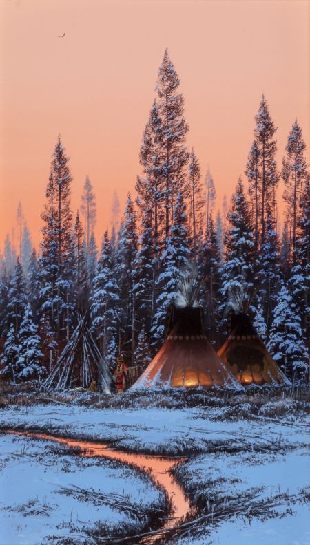 John Paul Strain (American, b. 1955) Sunset Afte (1 of 3)