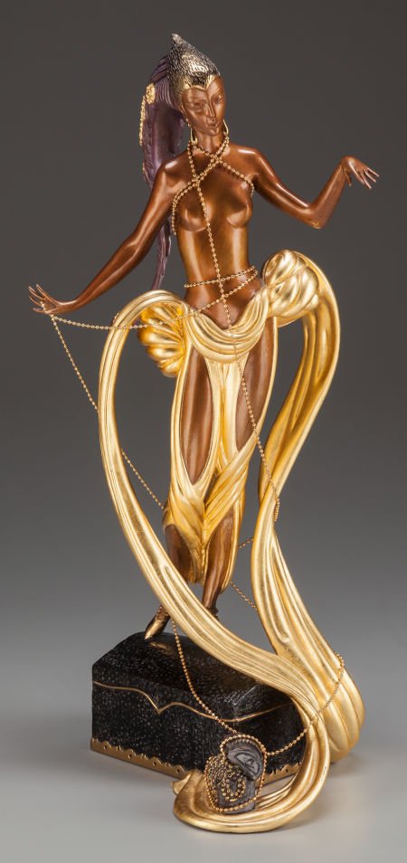 Erté (Romain De Tirtoff) (Russian/French, 1892-1: Erté (Romain De Tirtoff) (Russian/French, 1892-1990)Pleasure of the Courtesan, 1988