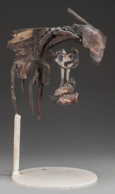 David Hare (American, 1917-1992) Head, 1964 Bron: David Hare (American, 1917-1992)Head, 1964Bronze23-1/2 inches (59.7 cm) high