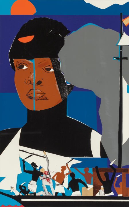 Romare Howard Bearden (American, 1914-1988) Slav (1 of 3)