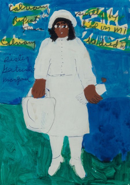Sister Gertrude Morgan (American, 1900-1980) Cal (1 of 3)
