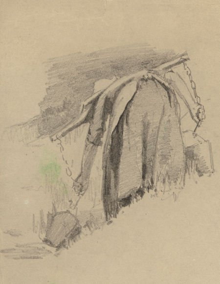 Alice D. Kellog (American, 1862-1900) Woman with (1 of 5)