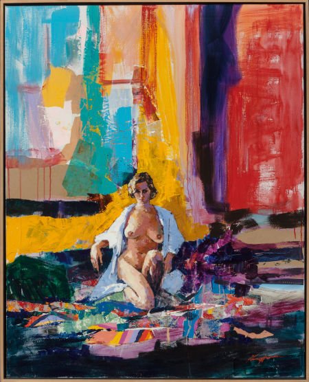 Kerry Hallam (British, b. 1937) Sonata Mixed med (1 of 3)