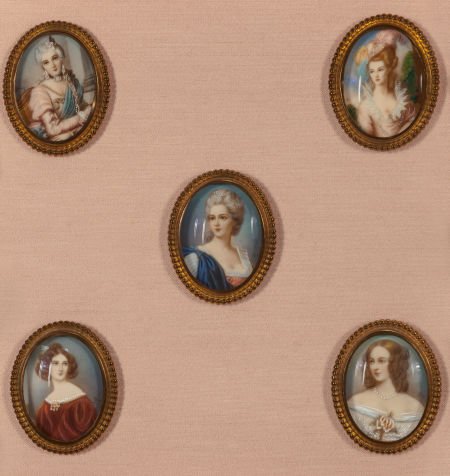 Continental School (18th Century) Set of Five Po (1 of 3)