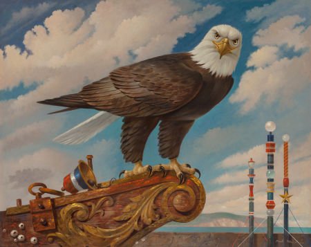 Paul Riba (American, 1912-1977) The Bald Eagle, (1 of 4)