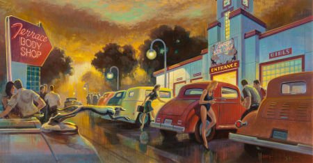 Michael Young (American, 20th Century) Terrace B (1 of 4)