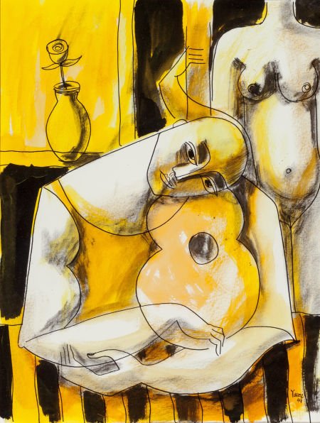 Yuri Yuroz (Armenian, b. 1956) The Music of Roma (1 of 3)