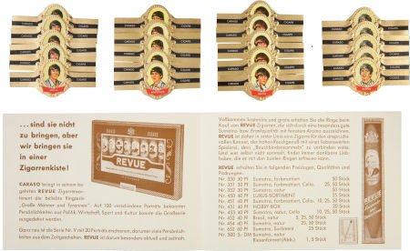 Beatles Vintage German Cigar Bands (Five Sets of (1 of 2)