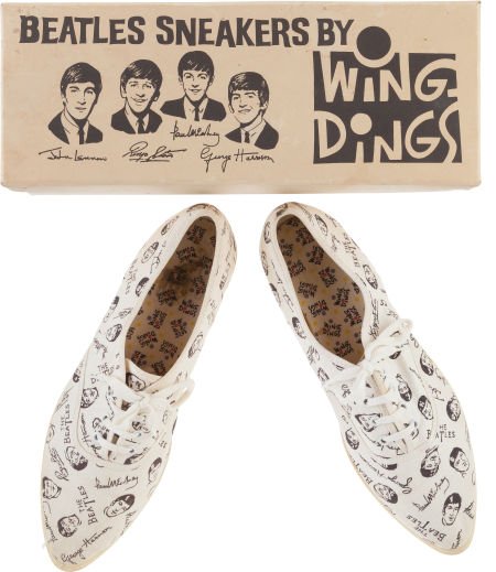 Beatles Girls Lace-Up Wing Dings Sneakers in Ori (1 of 3)