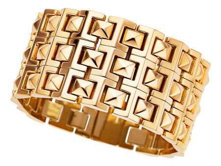 Gold Bracelet, Versace  The 18k gold bracelet we (1 of 4)