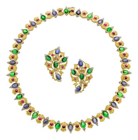 Multi-Stone, Gold Jewelry Suite, Buccellati  The (1 of 2)