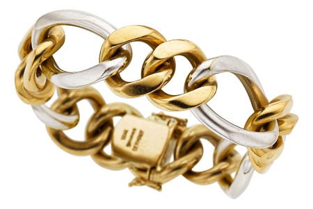 Gold Bracelet, Tiffany & Co.  The 18k white and (1 of 2)