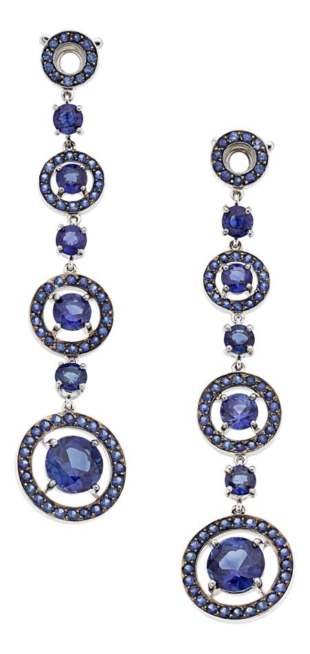 Sapphire, Gold Earrings, Boucheron  The Diaporam (1 of 2)