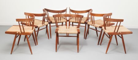 George Nakashima (American, 1905-1990) A Set of (1 of 3)