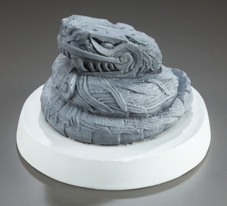 Robert Graham (American, 1938-2008) Serpent Plas: Robert Graham (American, 1938-2008)SerpentPlaster3-1/2 x 4-3/4 inches (