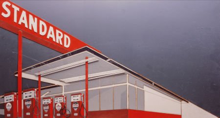 Vik Muniz (b. 1961) Standard Station, after Ed R: Vik Muniz (b. 1961)Standard Station, after Ed Ruscha (from Pictures of