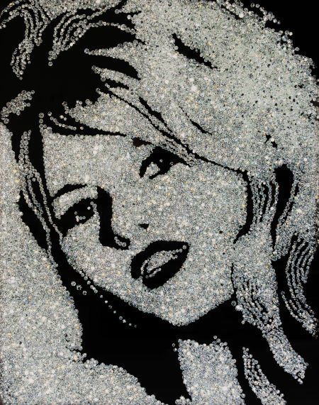Vik Muniz (b. 1961) Brigitte Bardot (Diamond Div: Vik Muniz (b. 1961)Brigitte Bardot (Diamond Divas), 2004Cibachrome mounted