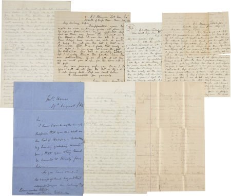 John Taylor Wood: Group of Eight Documents Relat: John Taylor Wood: Group of Eight Documents Related to the Steamer Tallahassee</