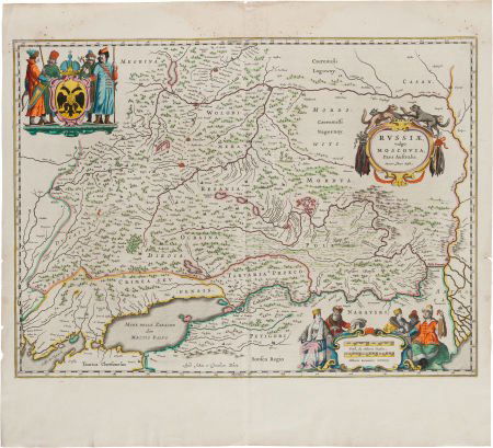 [Map of Russia]. Johannes Blaeu, cartographer. R (1 of 1)