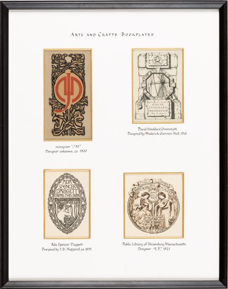 [Bookplates]. [Various artists]. Collection of E (1 of 5)