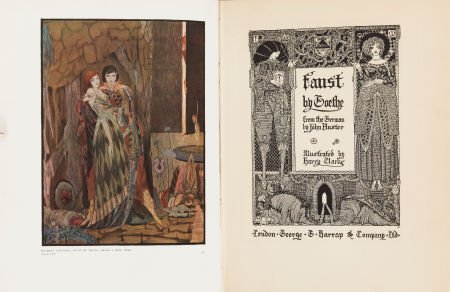 [Harry Clarke, illustrator]. Goethe. Faust. Lond (1 of 3)