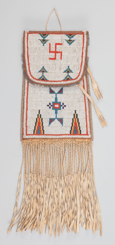 A Cheyenne Beaded Leather Dispatch Case c. 1910 (1 of 2)