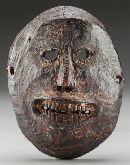 Mask, Nepal   a joker with a fierce expression, (1 of 2)