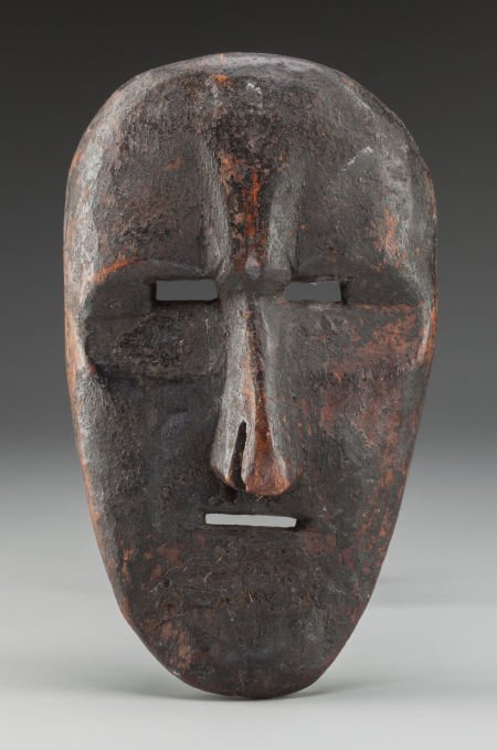Mask, Nepal   primitive, from the middle hills o (1 of 2)