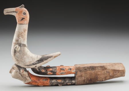 Bow Prow, Indonesia   wood, paint  Length:  16 i (1 of 2)