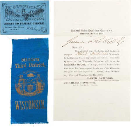 Ulysses S. Grant: 1868 RNC Delegate Group. Three (1 of 1)