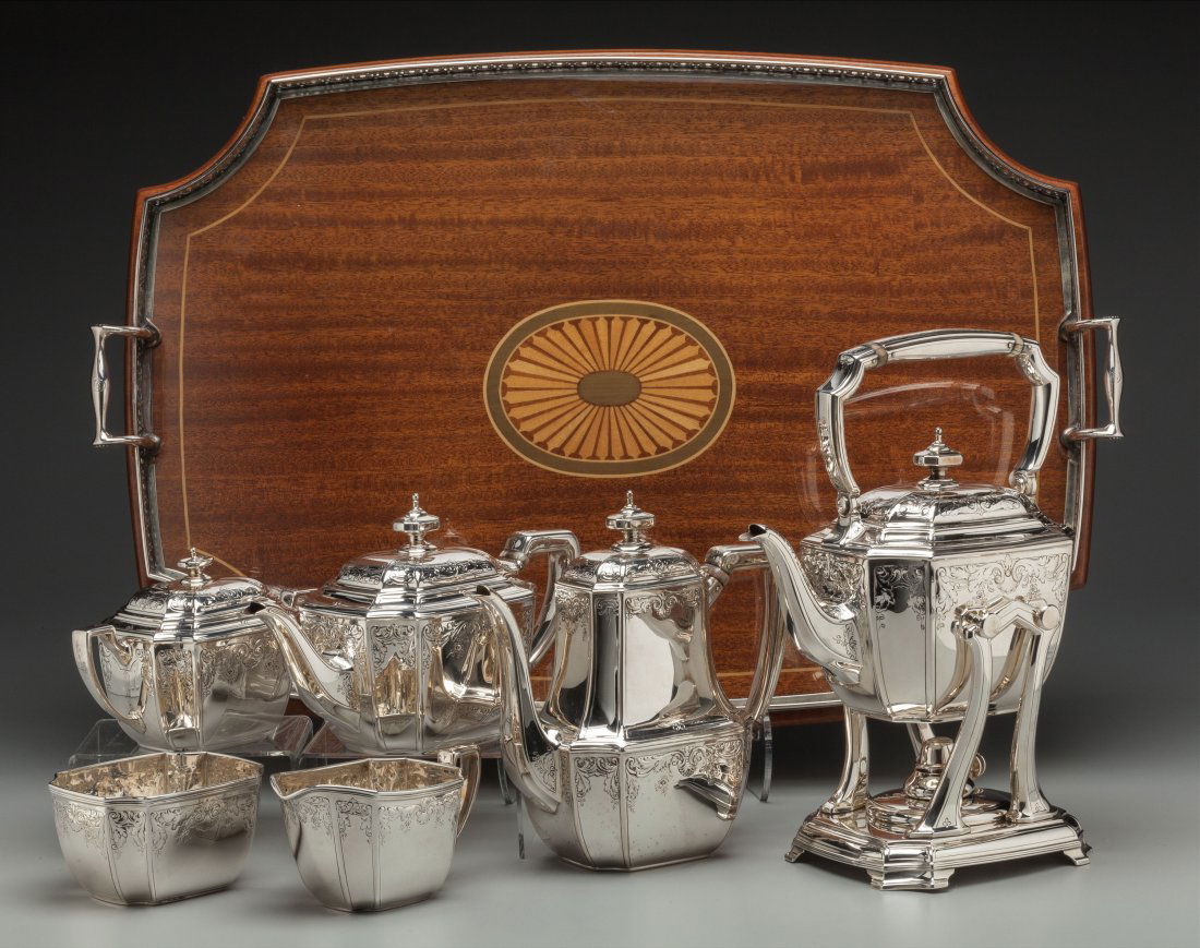 A Seven Piece Tiffany & Co. Hampton Pattern Silv (1 of 3)