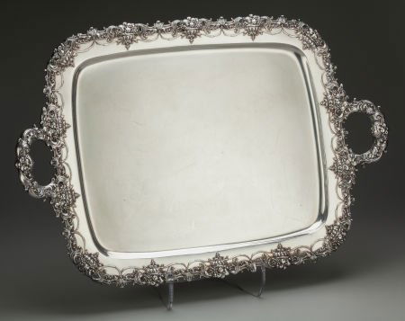A Large Whiting Manufacturing Co. Silver Tray, N (1 of 3)