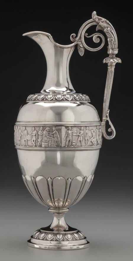 An Elkington & Co. Victorian Silver Claret Jug, (1 of 3)