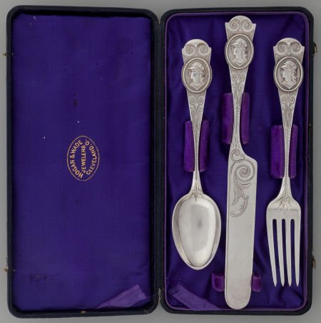 A Three Piece Peter Krider Medallion Pattern Coi (1 of 3)