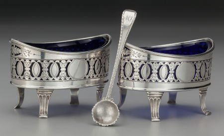 A Pair of Hester Bateman George III Silver and C (1 of 3)